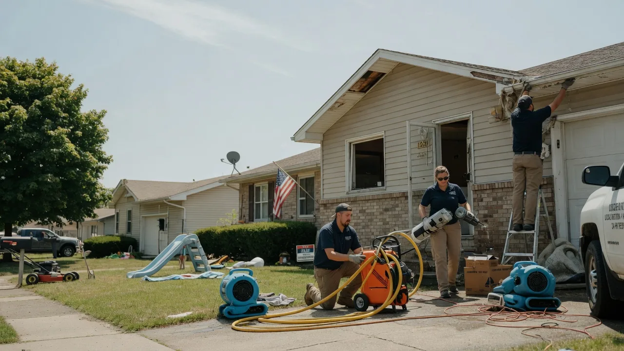 Water Damage Restoration in Mapleton, IL near me